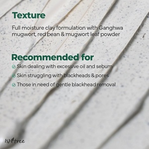 [Isntree] Mascarilla de Arcilla Calmante de Artemisia 100ml con 6 Arcillas para Control de Sebo y Eliminación de Puntos Negros, Mascarilla Lavable - Product Image 4