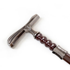 Canne en métal Bloodborne Remake de 93 cm avec poignée en T, finition noire brillante, accessoire de cosplay, thème chevalier, bâton de marche unisexe, vente en gros - Product Image 3