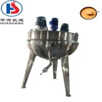 Huashang Custom Industrial Dubbele Verticale Jacket Kettle Verwarmingsketel met Elektrische Motorische Roerder