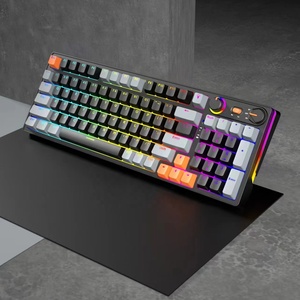 Hot Seller 95 <b>Keys</b> Wired Wireless Keyboard Swap Backlit Mechanical for Computer Mechanical Keyboard for Computer Mechanical Keyb - Product Image 2