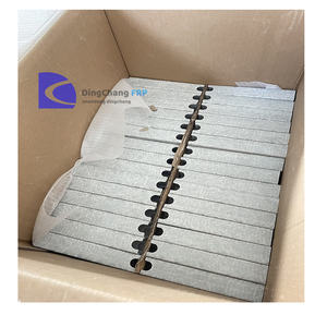 Profil de Pultrusion en fibre de verre Matériau d'isolation <span class=keywords><strong>imitation</strong></span> grain de bois Tube carré en fibre de verre Tube rond Tube de support d'antenne - Product Image 6