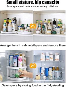 Cesta de almacenamiento multifunción, estante de pie con 2 estantes de 2 niveles para cocina, tarros de especias, organizador de cosméticos de baño - Product Image 6