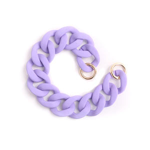 LCH-183 32 سنتيمتر جديد الاكريليك سلسلة DIY الاكسسوارات المحمولة محفظة الأشرطة ل حقيبة انفصال الراتنج يد سلاسل - Product Image 6