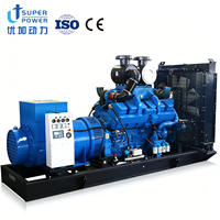 Générateur diesel triphasé à châssis ouvert de haute qualité Cummis 320 kW 400 kVA, automatique 1800 tr/min, faible consommation de carburant, option ATS, 50 Hz/60 Hz