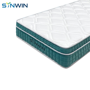 Matelas Euro Top SWP-UF24, hauteur 24 cm - Matelas à ressorts ensachés <span class=keywords><strong>de</strong></span> 20 cm avec support <span class=keywords><strong>de</strong></span> bordure - Product Image 4