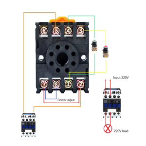Relé de tiempo de riel Din con retardo de bucle infinito LED Digital, tipo de conversión con base de enchufe 380 S-99H, 1Z, 2Z, AC220V, DC24C, 0,1 V, V - Product Image 3