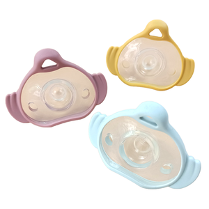 Vente en gros de produits sans Bpa de tétines pour bébé en silicone avec attache-chaîne - Product Image 1