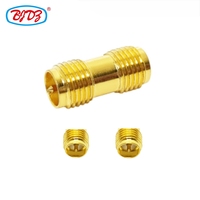 Adaptateur coaxial RF personnalisable en stock, connecteur SMA femelle inversé vers SMA femelle, polarité inversée, conforme ROHS