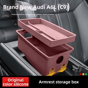 Convient à 26 modèles d'<span class=keywords><strong>Audi</strong></span> A6L, boîte de rangement pour accoudoir, accessoires de modification et d'organisation de l'espace de rangement intérieur - Product Image 1