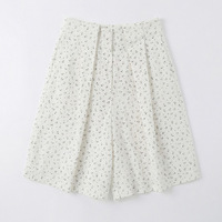 Shorts Bermuda Plissés Taille Haute à Motifs Floraux pour Femmes, Coupe Large, Longueur Midi avec Poches, Culottes Décontractées d'Été