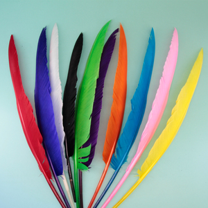 Nhuộm màu lông ngỗng 28-32cm lông xoăn tự nhiên để tự làm phụ kiện trang trí tiệc cưới hoặc thiết kế quần áo - Product Image 3