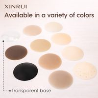 Nouveau Design Invisible Rond Tampons Soutien-Gorge en Silicone Cache-Tétons Adhésifs Réutilisables Cache-Tétons Pasties en Silicone Mat