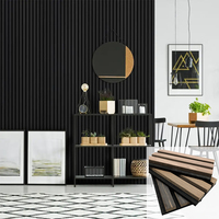 Panneaux muraux insonorisés de haute qualité Dayin Sample, panneaux muraux en bois à lattes, panneaux acoustiques en feutre pour la décoration intérieure, murs et plafonds