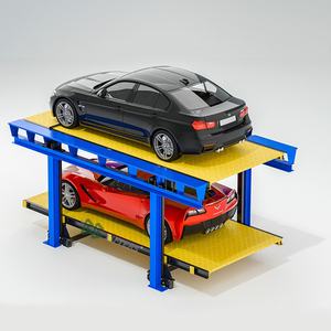 Motor de bajo ruido y cadena impulsada por pisos dobles/triples elevadores de parque de vehículos de pozo Sistema de estacionamiento Vertical de coche subterráneo - Product Image 4