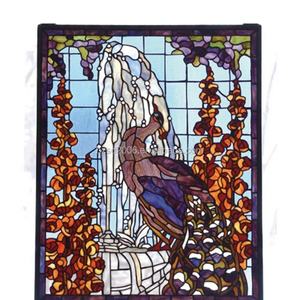 Vitral Personalizado Estilo Europeo con Diseño de Pavo Real, Doble Acristalamiento, para Ventanas, Puertas y Paredes - Product Image 6