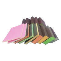 Bloc d'éponge de sable en carbure de silicium mousse de meulage bloc d'éponge de ponçage outil abrasif Rectangle mousse d'eau bloc d'éponge de ponçage