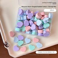 30/50 pièces/boîte Éponge carrée pour nail art motif floral, Pinceaux dégradés pour vernis gel, Outils de manucure DIY, Éponge à ongles
