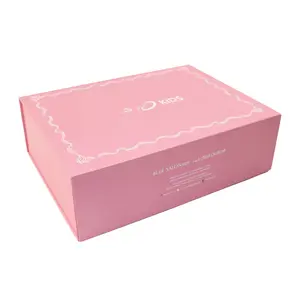 Große Luxus Pink Box Faltbares Papier Geburtstage Braut geschenke Hochzeiten Baby party Geschenke Box Schmuck Geschenk boxen