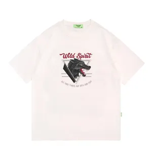 Camisetas masculinas plus size com estampa de vintage e desenho de algodão streetwear personalizado