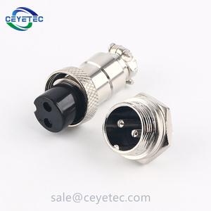 Aviation-enchufe de 4 pines GX16, Conector de Metal roscado eléctrico, resistente al agua - Product Image 2