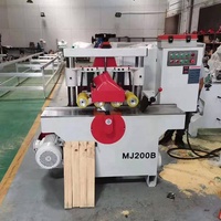 WELLMAX Machines à bois CNC Scie à bois multilame pour la coupe du bois Moteur à broche unique portant des composants de base PLC