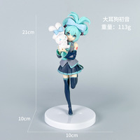 Statue de fille sexy Kawaii Miku Sailor Moon Rem Ram de 10 à 20 cm, figurine de dessin animé japonais, figurine en PVC d'anime