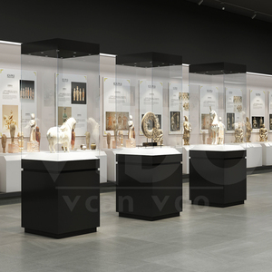 Vitrine Offre Spéciale personnalisée de décoration intérieure de vitrines de musée en verre trempé pour musée et conteneur de bijoux - Product Image 3