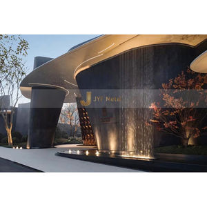 ANW106 Paneles de fachada de color de acero inoxidable personalizados Muro cortina de metal 304 para diseños exteriores únicos - Product Image 2