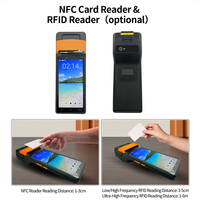 JINGXIN Pantalla LCD de 5,5 pulgadas Pantalla táctil Matriz DE DATOS Código QR Escaneo Tarjeta de identificación Pos de mano