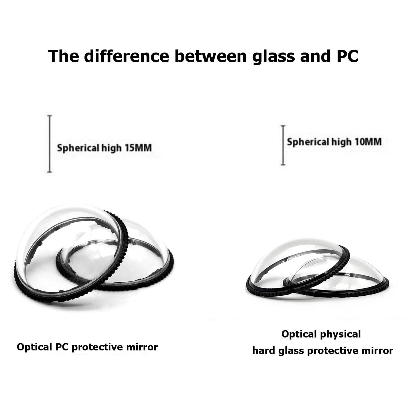 HONGDAK Lens Guard for Insta360 One X5 Snap-in Design 10H Hardness Tempered Glass Protective Cover for Insta 360 X5 Accessories