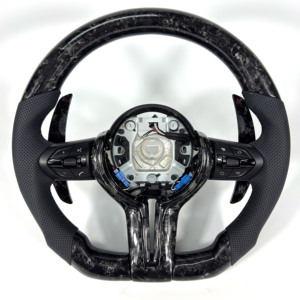 Volante de Fibra de Carbono para <span class=keywords><strong>BMW</strong></span> F10 F11 F15 F18 F20 F23 F25 F30 F32 F35 F40 F80 E84 E87 E90 E92 E93, Accesorios para Automóviles - Product Image 1