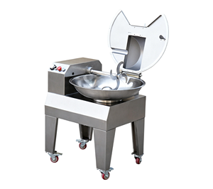 Machine <span class=keywords><strong>à</strong></span> hacher les aliments <span class=keywords><strong>à</strong></span> grande vitesse, émulsifiant automatique, hachoir-mélangeur avec couteaux de coupe et <span class=keywords><strong>poussoir</strong></span> de sécurité pour la découpe de viande et de légumes - Product Image 5