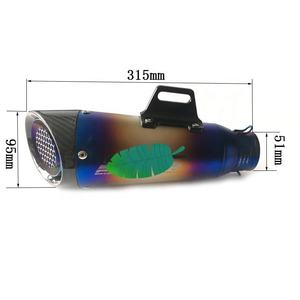 <span class=keywords><strong>Silencieux</strong></span> universel de haute qualité 36-51 mm pour moto, tuyau d'échappement modifié pour échappement universel - Product Image 6