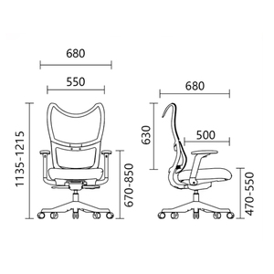 Silla de Oficina Ergonómica en Oferta con Reposabrazos Ajustables y Función de Elevación para Uso en Casa/Oficina - Product Image 6