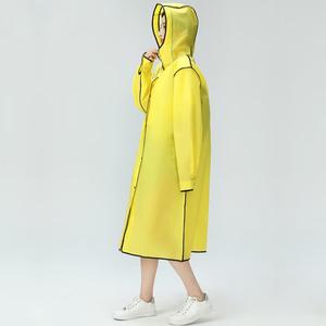 جودة عالية إيفا مقاومة للماء طويلة رداء المطر الكبار أنشطة المشي لمسافات طويلة التخييم - Product Image 5