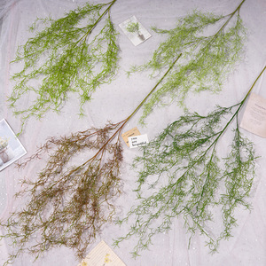 Plante artificielle en herbe aérienne, branche de 30 cm à 100 cm, décoration suspendue en plastique - Product Image 1