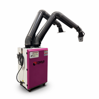 Nouvel extracteur de fumée de soudage portable avec filtre à 99,99 % d'efficacité, faible bruit, certifié CE pour un air d'atelier plus propre