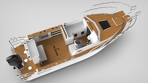 Bateau de pêche en eau salée Seaking Boat 770max 28 pieds en aluminium pour la pêche en haute mer à vendre - Product Image 1