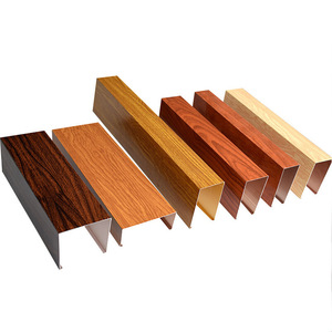 แผ่นกั้น<span class=keywords><strong>รูป</strong></span>ตัวยู<span class=keywords><strong>ผนัง</strong></span>ลายไม้อลูมิเนียมเพดาน - Product Image 6