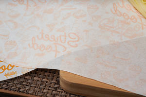 Custom <b>Pattern</b> Double Side Biodegradable Silicone Coated Greaseproof <b>Paper</b> Thin Food Wrap Cookie Milk Sandwich Jelly Lollipop - Product Image 6