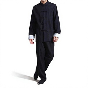 Ensembles d'uniformes de Kung Fu et de Karaté professionnels en polyester/coton doux, impression par transfert thermique, découpe automatisée, logo personnalisé, unisexe - Product Image 1
