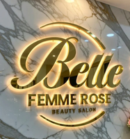 Enseignes LED lumineuses personnalisées, idéales pour les restaurants, les salons de beauté et la décoration