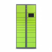 Casier à colis électronique intelligent avec structure assemblée pour centres commerciaux, espaces publics, gestion à distance et enregistrements de livraisons