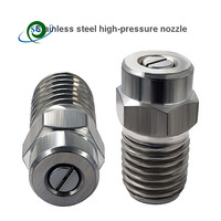 CSHigh nettoyeur haute pression Hydro Jet buse de pulvérisation pointe laveuse électrique professionnelle buse filetée en acier inoxydable 1/4"