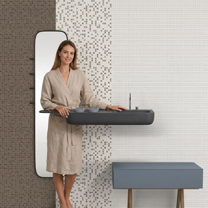 Blanco Gris Color 12x18 Resaltador digital Diseño Cerámica Azulejos de pared Tamaños 30x45cm 300x450mm Acabado esmaltado Precio disponible - Product Image 4