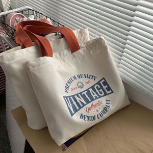 Custom Original European Style Instagram Simple Single-Shoulder Bag Cotton Canvas <b>Mini</b> Korean Style Casual Artistic Student - Product Image 2