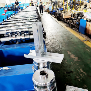 RANDRO Heavy Duty Fast Speed 2 in 1 Doppelkopf C U-Kanal Pfetten herstellungs maschine Stahl bolzen-und Ketten rollen form maschine - Product Image 3