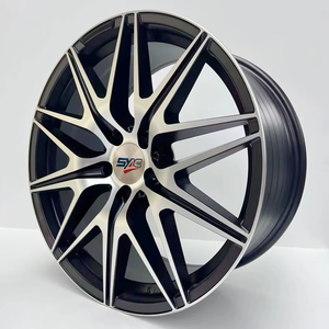 SYAC Usine Vente Chaude 17-22 Pouces En Alliage D'aluminium Forgé Roues <span class=keywords><strong>De</strong></span> Voiture <span class=keywords><strong>De</strong></span> Tourisme 5 Jantes Vides Nouvelle Condition 35mm Goujons 100mm PCD - Product Image 2