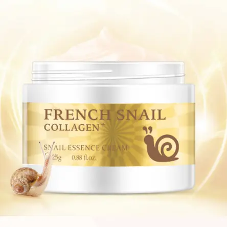 Private label laikou skin whitening snail cream private label lumaca collagene crema viso crema riparatrice lumaca