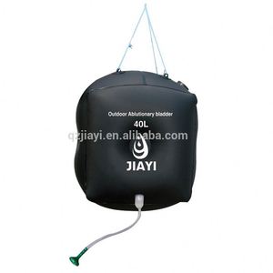 Free Sample Hot Selling Fashion Brown Portable <b>Folding</b> 10L Travel or Camping Shower <b>Bag</b> - Product Image 4